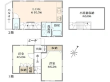 【東京都/東久留米市金山町】東久留米市金山町2丁目 新築戸建 間取り図
