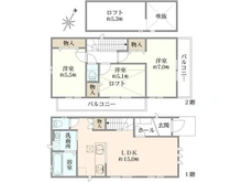 【東京都/東久留米市下里】東久留米市下里1丁目　新築戸建 間取り図