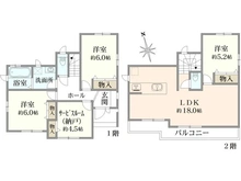 【埼玉県/和光市下新倉】和光市下新倉　新築戸建て　F号棟【全9棟】 間取り図