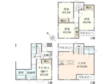 【埼玉県/入間市東藤沢】入間市東藤沢5丁目 新築戸建 間取り図