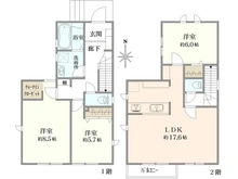 【東京都/練馬区旭町】練馬区旭町1丁目新築戸建  1号棟/全1棟 間取り図
