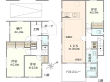 【東京都/練馬区桜台】練馬区桜台5丁目　新築戸建 間取り図
