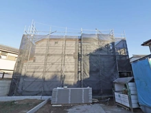 【東京都/練馬区平和台】練馬区平和台3丁目　新築分譲住宅 2号棟（全3区画） 建築中の外観：全3区画