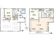 【東京都/練馬区土支田】練馬区土支田1丁目　戸建 間取り図