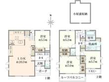 【東京都/練馬区桜台】練馬区桜台4丁目　新築分譲住宅　B号棟【全6棟】　 間取り図
