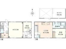 【東京都/杉並区今川】杉並区今川3丁目　戸建 間取り図
