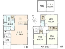 【東京都/練馬区南大泉】練馬区南大泉1丁目　新築分譲住宅　A号棟【全2棟】 間取り図