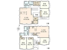 【東京都/板橋区赤塚】板橋区赤塚五丁目　一戸建 間取り図