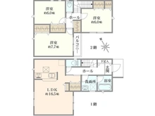 【東京都/練馬区南大泉】練馬区南大泉2丁目　新築戸建 間取り図