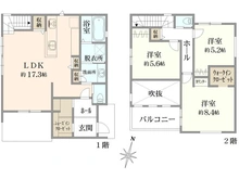 【東京都/東村山市秋津町】東村山市秋津町5丁目　新築分譲住宅 間取り図