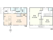 【東京都/西東京市北原町】西東京市北原町1丁目　新築分譲住宅　3号棟【全6区画】 間取り図