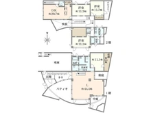 【東京都/世田谷区駒沢】駒沢2丁目　中古戸建 間取り図