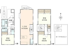 【東京都/渋谷区上原】上原2丁目戸建て 間取り図