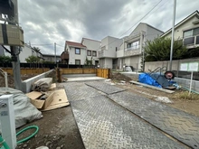 【東京都/杉並区成田西】杉並区成田西1丁目　No.1 建築中の外観：全4区画