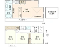 【東京都/三鷹市新川】新川3丁目中古戸建 間取り図