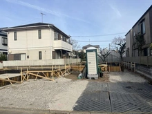 【東京都/世田谷区北烏山】北烏山6丁目新築戸建て　A号棟 現地（建築前）：全2棟　右側