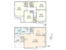 【東京都/世田谷区北烏山】北烏山6丁目新築戸建 間取り図