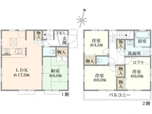 【東京都/世田谷区北烏山】世田谷区北烏山7丁目中古戸建 間取り図