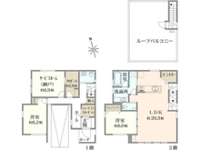 【東京都/世田谷区給田】世田谷区給田4丁目新築戸建 間取り図