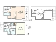 【東京都/調布市下石原】調布市下石原3丁目新築戸建 間取り図