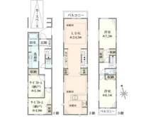 【東京都/世田谷区羽根木】世田谷区羽根木1丁目新築戸建　B号棟 間取り図