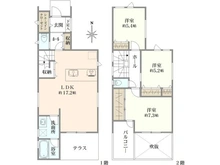 【東京都/世田谷区祖師谷】世田谷区祖師谷6丁目　新築戸建　7号棟 間取り図