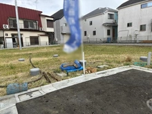 【東京都/狛江市駒井町】狛江市駒井町3丁目　新築戸建　F号棟 現地（建築前）：全8棟/画像左側