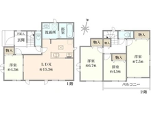 【東京都/狛江市駒井町】狛江市駒井町3丁目　新築戸建　B号棟 間取り図