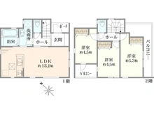 【東京都/調布市染地】調布市染地第7　1号棟 間取り図