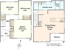 【東京都/世田谷区宮坂】世田谷区宮坂2丁目中古戸建 間取り図