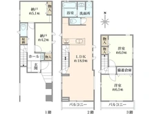 【東京都/世田谷区赤堤】世田谷区赤堤4丁目　新築戸建　F号棟 間取り図