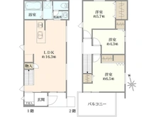 【東京都/杉並区上高井戸】上高井戸2丁目新築戸建　No.4 間取り図