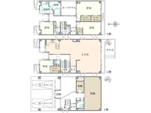 【東京都/渋谷区大山町】渋谷区大山町　中古戸建 間取り図