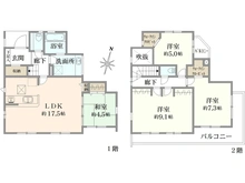 【東京都/狛江市岩戸南】狛江市岩戸南3丁目新築戸建て 間取り図