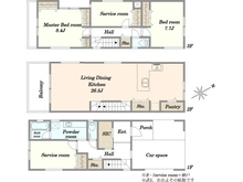 【東京都/大田区南馬込】南馬込6丁目新築戸建　B号棟 間取り図
