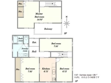 【東京都/世田谷区弦巻】世田谷区弦巻2丁目14-12 間取り図