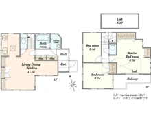 【東京都/杉並区和泉】杉並区和泉2丁目　中古戸建 間取り図