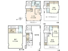 【東京都/中央区銀座】中央区銀座一丁目戸建 間取り図