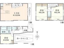 【東京都/世田谷区八幡山】世田谷区八幡山一丁目リフォーム戸建 間取り図
