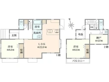 【東京都/狛江市岩戸南】狛江市岩戸南中古戸建 間取り図