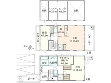 【東京都/世田谷区成城】世田谷区成城8丁目戸建 間取り図