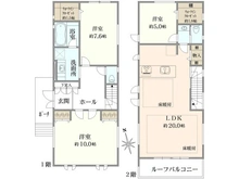 【東京都/世田谷区成城】世田谷区成城7丁目新築戸建A棟 間取り図