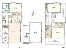 【東京都/世田谷区成城】世田谷区成城5丁目 中古一戸建て 間取り図
