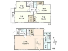 【東京都/調布市柴崎】調布市柴崎1丁目新築戸建 1号棟 間取り図
