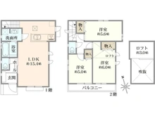 【東京都/小平市美園町】小平市美園町3丁目 B号棟 間取り図