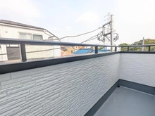 【神奈川県/川崎市中原区井田】川崎市中原区井田2丁目　新築戸建 A号棟 バルコニー：洋室約6帖付設部分