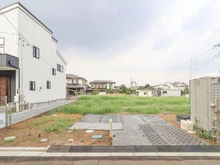 【埼玉県/所沢市上新井】所沢市上新井2丁目新築戸建 B号棟 現地（建築前）：全8区画　B区画は左から2番目