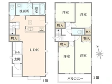 【埼玉県/所沢市上新井】所沢市上新井2丁目新築戸建 B号棟 間取り図