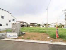【埼玉県/所沢市上新井】所沢市上新井2丁目新築戸建 C号棟 建築中の外観：全8区画　C区画は左から3番目