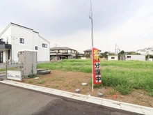 【埼玉県/所沢市上新井】所沢市上新井2丁目新築戸建 C号棟 現地（建築前）：全8区画　C区画は左から3番目